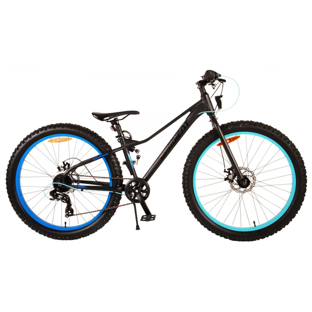 Volare Gradient Jungenfahrrad 26 Zoll Schwarz Blau |7 Zahnräder